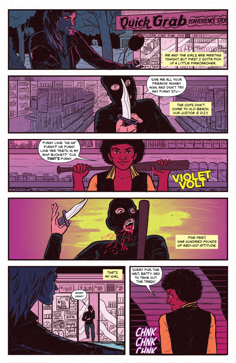 Illustration for article titled Exclusive BOOM! preview: Curb Stomp #1 brings the pain with a badass girl gang